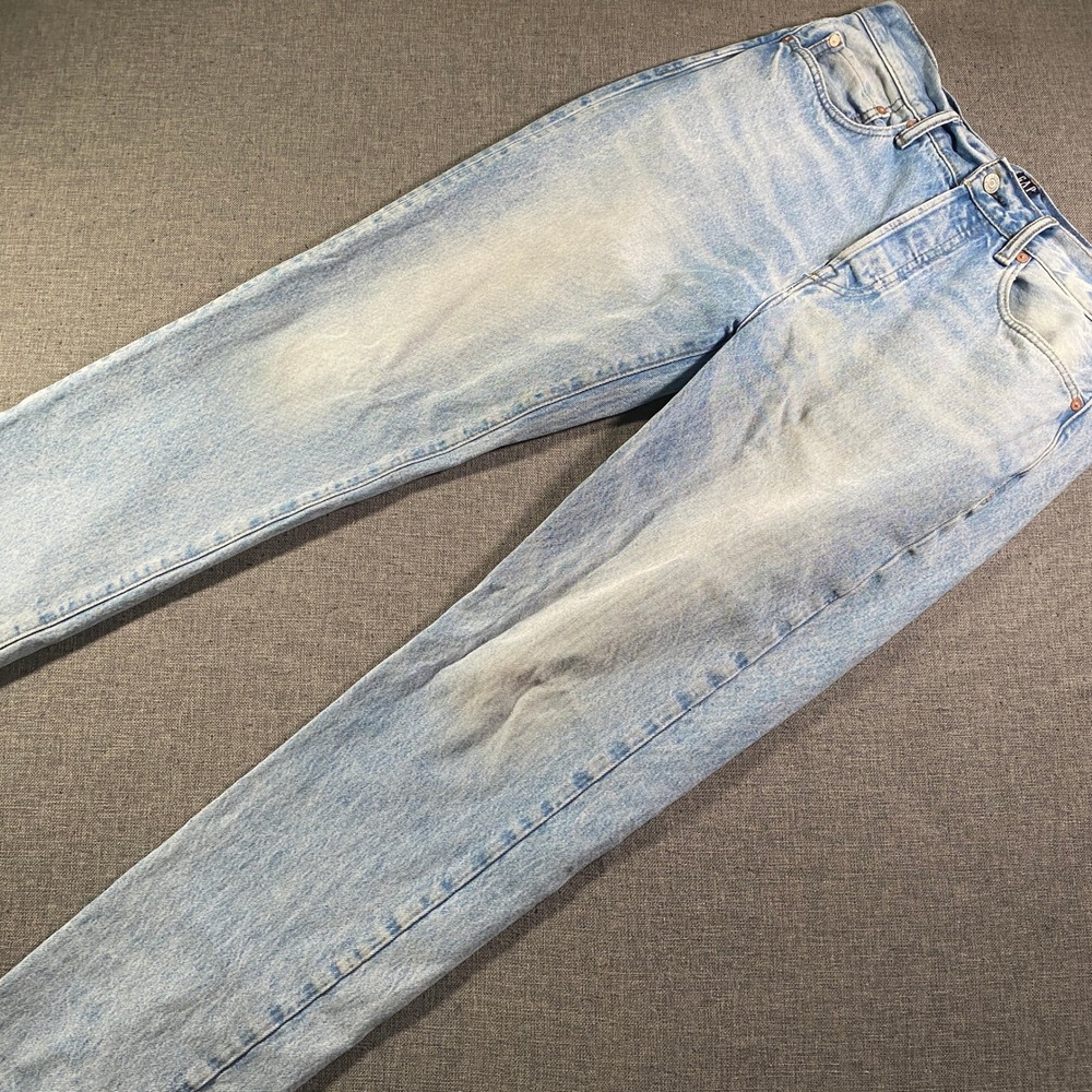 Gap‎ Denim Easy Fit Light Wash Straight Leg Mens Jeans 32x34 (Fits 32x32) Cotton